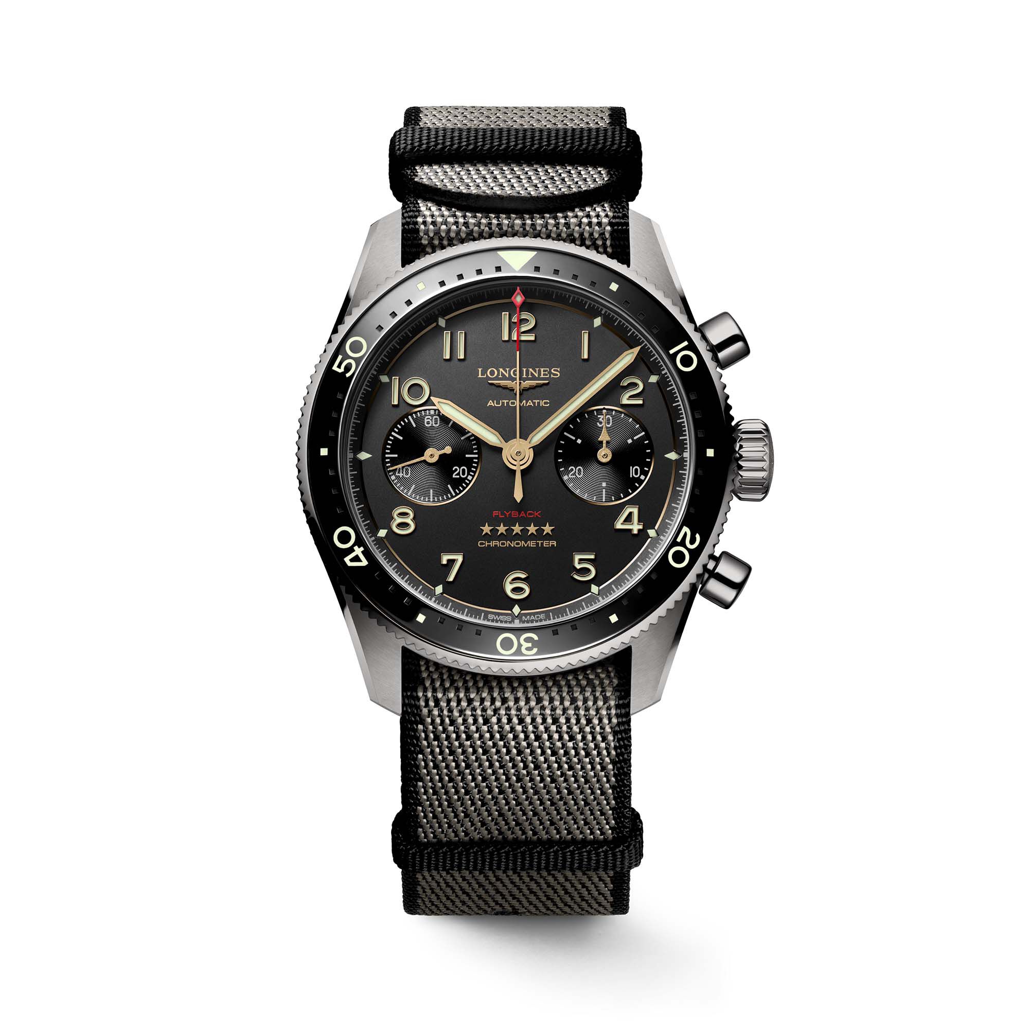ミリタリー spirit Longines Spirit Automatic 42 mm Stainless Steel | Maison Birks